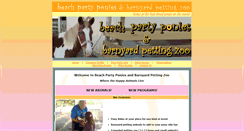 Desktop Screenshot of beachpartyponies.com